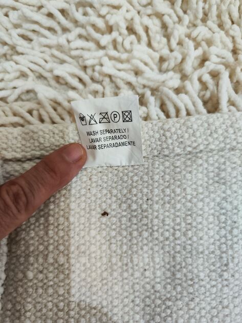 Conjunto de 3 tapetes felpudos branco cru da Mrdecor . Carpetes e Tapetes