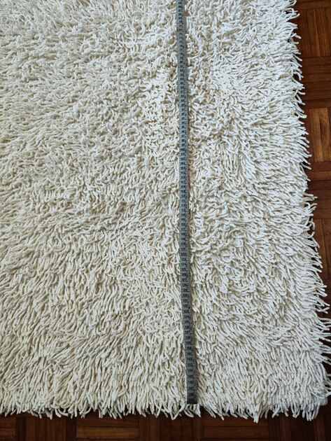 Conjunto de 3 tapetes felpudos branco cru da Mrdecor . Carpetes e Tapetes