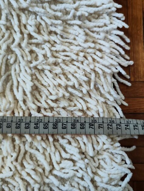 Conjunto de 3 tapetes felpudos branco cru da Mrdecor . Carpetes e Tapetes