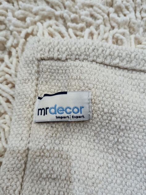 Conjunto de 3 tapetes felpudos branco cru da Mrdecor . Carpetes e Tapetes