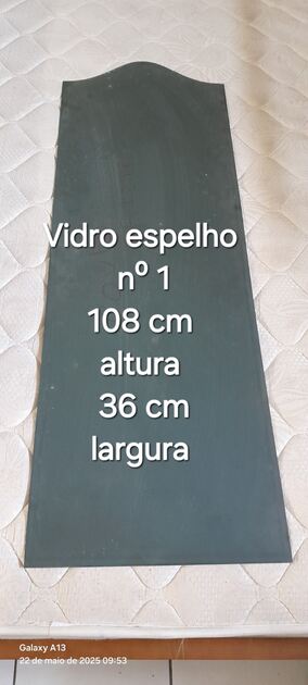 3 vidros espelhados. Artigos de Vidro