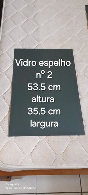 3 vidros espelhados. Artigos de Vidro