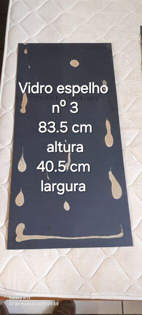 3 vidros espelhados. Artigos de Vidro