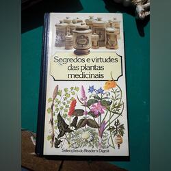 Livro segredo e virtudes das plantas medievais. Livros