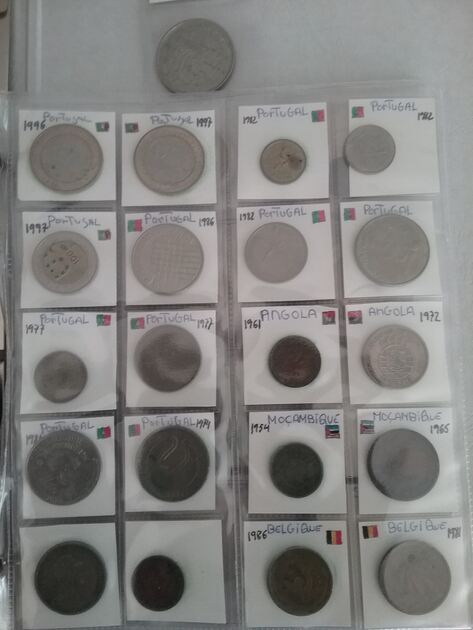 Moedas Portuguesas. Moedas