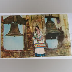 postal antigo Belle and Bells of Mexico. Oaxaca. Outras Artes e Coleccionismo