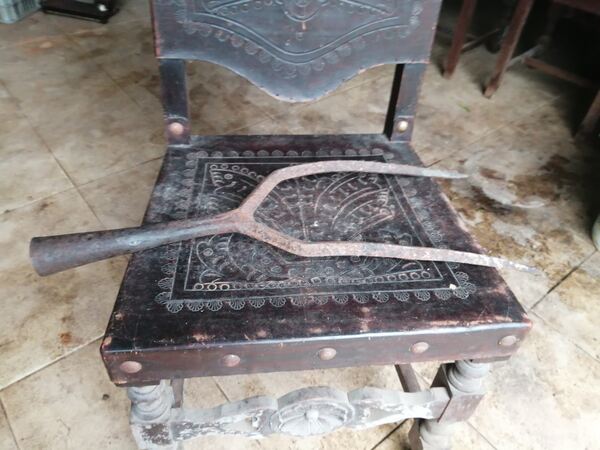forquilha antiga de 2 bicos. Outros
