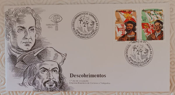 FDC Exposição Internacional Selos Espanha 84. Selos
