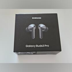 Fones Samsung Galaxy Buds 3 Pro, como novos, fatur. Auscultadores