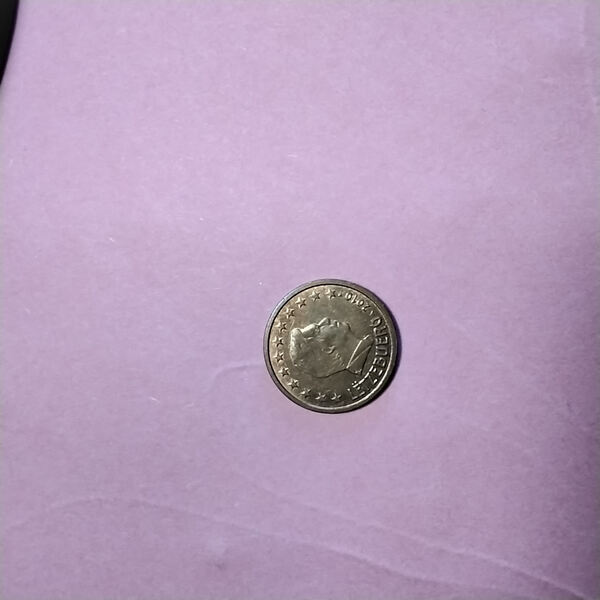 Moeda de 2 cêntimos . Moedas