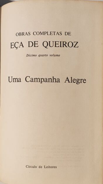 Obras Completas de Eça de Queiróz - XIV e XVIII. Livros