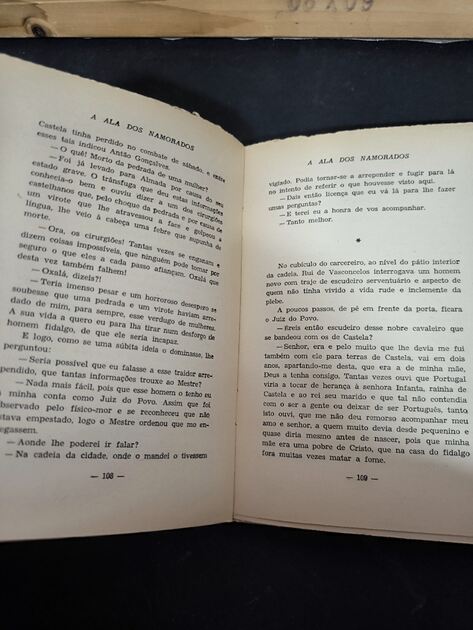 Livro A Ala dos Namorados. Livros