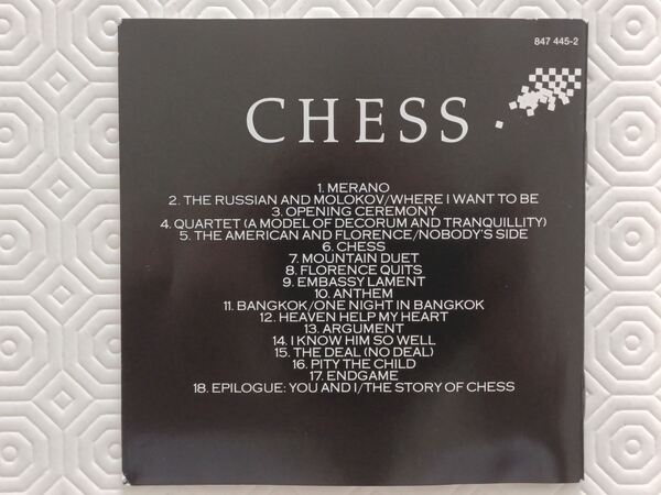 CD duplo CHESS de Benny Andersson, Tim Rice e Björ. Vinil, CDs