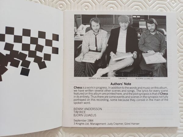 CD duplo CHESS de Benny Andersson, Tim Rice e Björ. Vinil, CDs