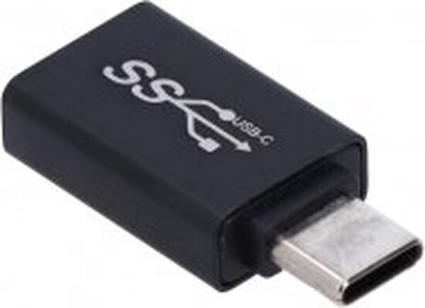 Adaptador de 5 Gbps tipo C (fêmea) USB 3.0 (macho). Adaptadores
