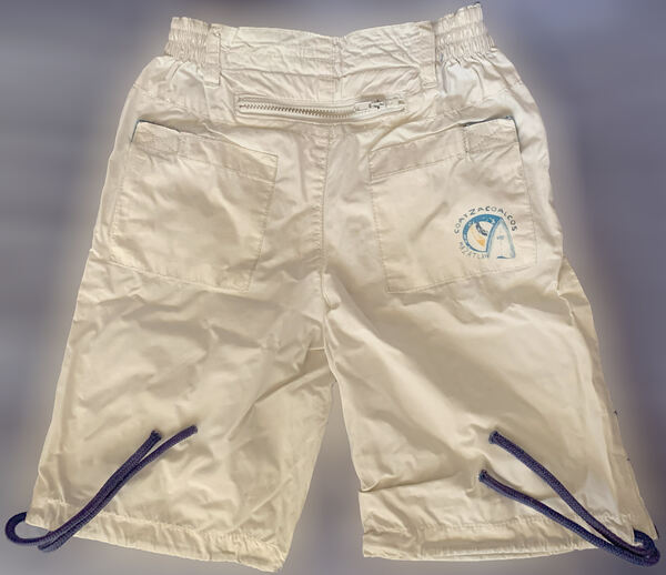 Bermudas de Criança Unissexo, Branco, como Novas. Calcas