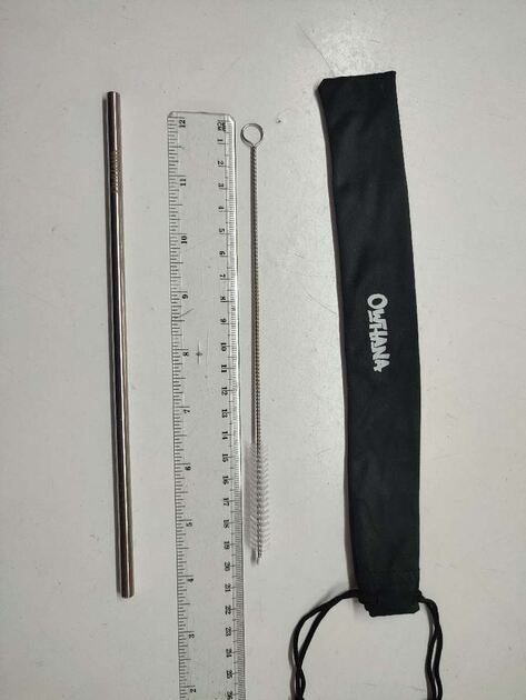 Palhinha reutilizável em aço, personalizada OWHANA. Outros Bricolage