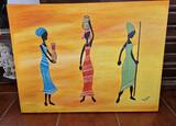 Pintura "Mulheres africanas". Quadros