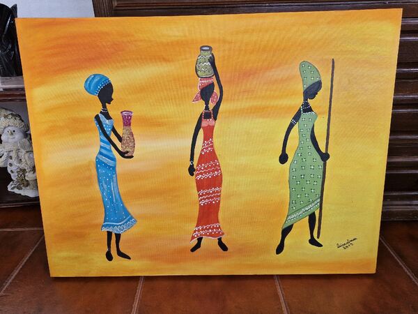 Pintura "Mulheres africanas". Quadros