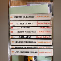 Conjunto de 8 livros de Jackie Collins.. Livros