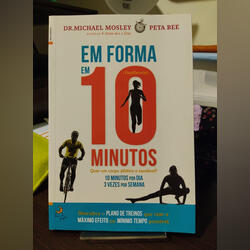 Livro “Em forma em 10 minutos”. Livros. Matosinhos.     