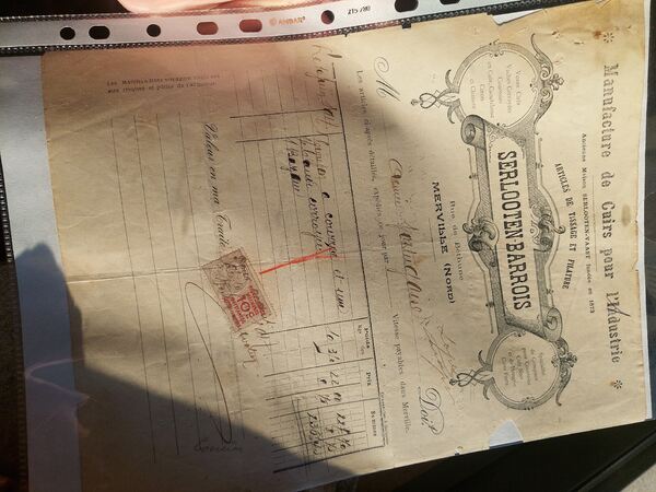 Fatura antiga Exército Português. Outras Artes e Coleccionismo