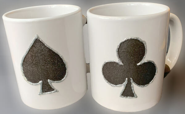 Canecas Ás Baralho de Cartas, Novas/Únicas/Exclusi. Artesanato