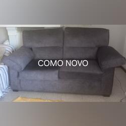 SOFA COMO NOVO. Sofás e Poltronas. Vila Real.  2 lugares De fibra De sala  Novo / Como novo