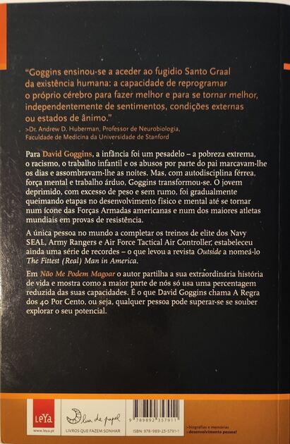 Não me Podem Magoar - David Goggins. Livros