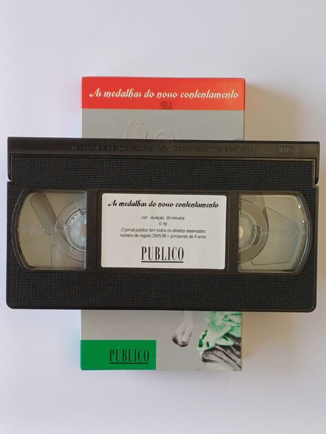 Cassete VHS – As medalhas do nosso contentamento. Filmes e DVDs