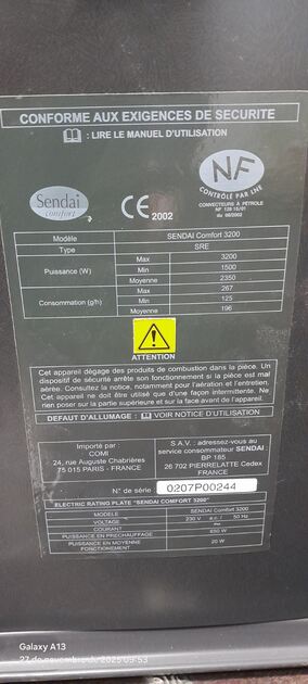 Aquecedor a parafina. Radiadores e Aquecimento