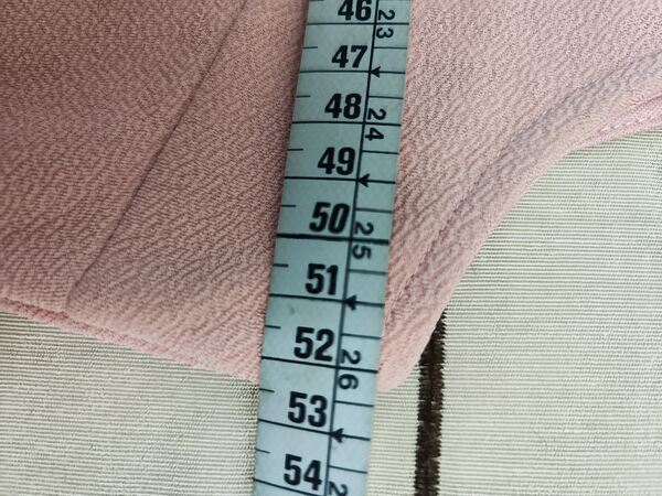 Vestido elegante bordado, cor de rosa, Midi, tamanho L. Vestidos