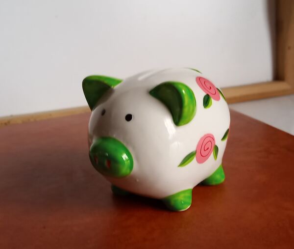 Porquinho mealheiro. Artesanato