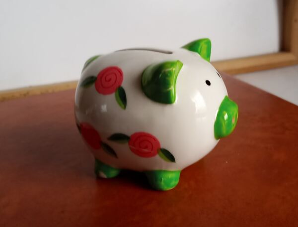 Porquinho mealheiro. Artesanato