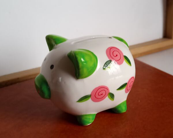 Porquinho mealheiro. Artesanato