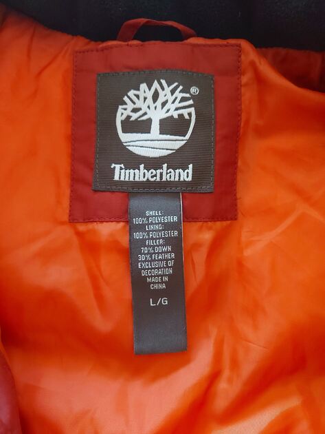 Colete Timberland laranja . Colete