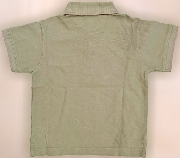Pólo de Criança Unissexo, Verde Seco, como Novo. Camisas e T-shirts