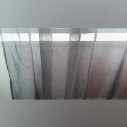 Cortinado Semi-Transparente Preto 150x250cm. Cortinas e estores. Olivais.     