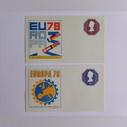 Filatelia - 2 Inteiros postal da Grã-Bretanha, de . Selos