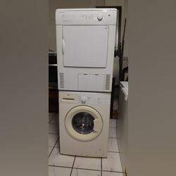 Conjunto de lavar e secar roupa. Máquinas de Lavar Roupa. Oliveira de Azeméis.   Classe energética A   Muito bom Abertura frontal