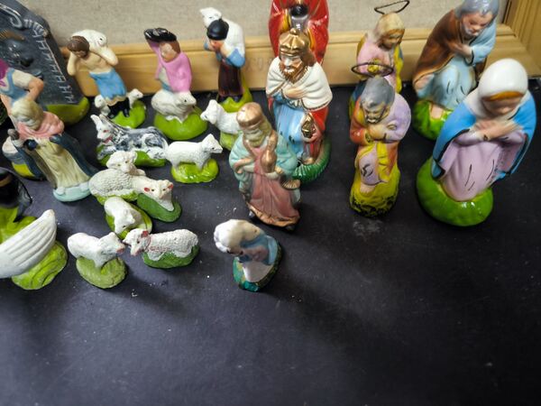 Conjunto Figuras de presépio 28 ud. Decoração de natal