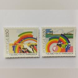Portugal - 1º de Maio, dia do trabalhador, 1981. Selos