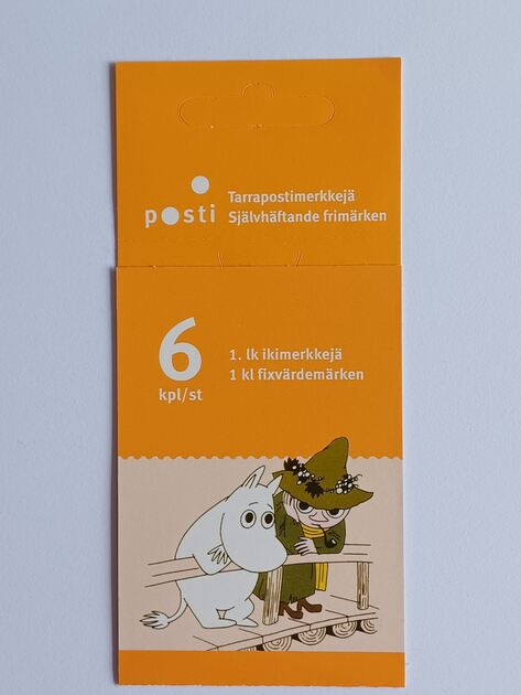 Filatelia Finlândia – Carteira Moomins 2007. Selos