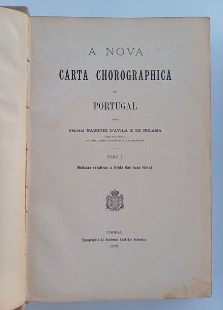 Nova Carta Chorografica de Portugal . Livros