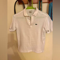 Polo Lacoste. Camisas e T-shirts. Funchal.  12 anos / 146-152 cm   Branco