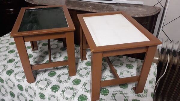 3 peças em madeira. Outros