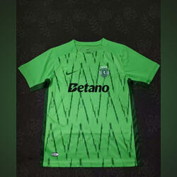 Camisola Sporting Alternativa 24/25 . Camisolas futebol