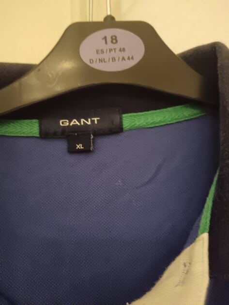 Polo da Gant original azul XL . Outros Moda Homem
