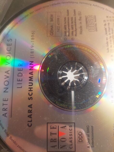 Cd "Lieder" Clara Schummann. Vinil, CDs