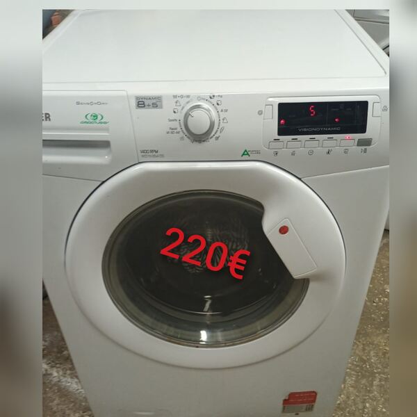 Máquina de lavar e secar roupa da hoover 8kg /5kg. Máquinas de Lavar Roupa